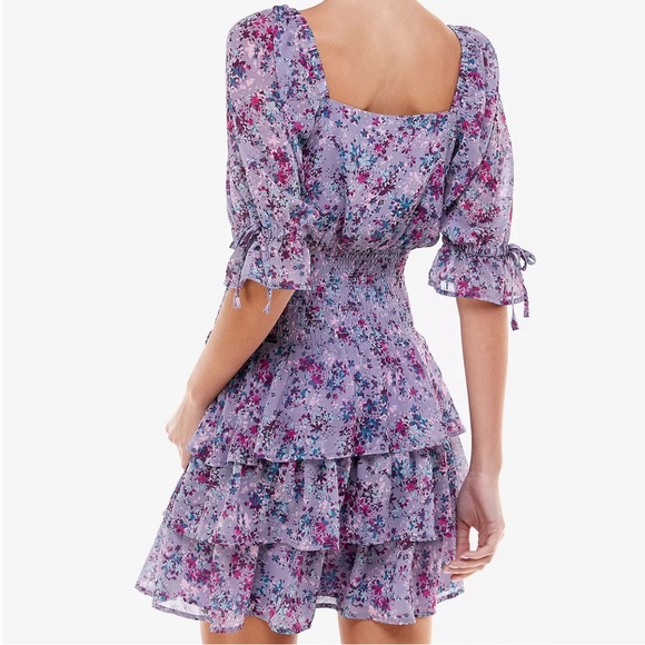 Koko + Mason Floral Smocked Dress - Picture 3 of 8